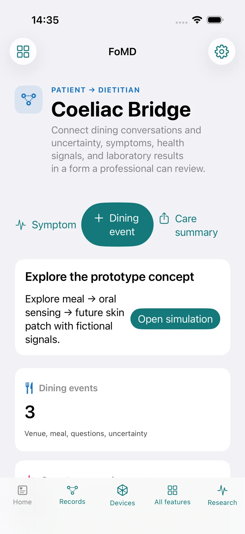 FoMD · Existing archive navigation